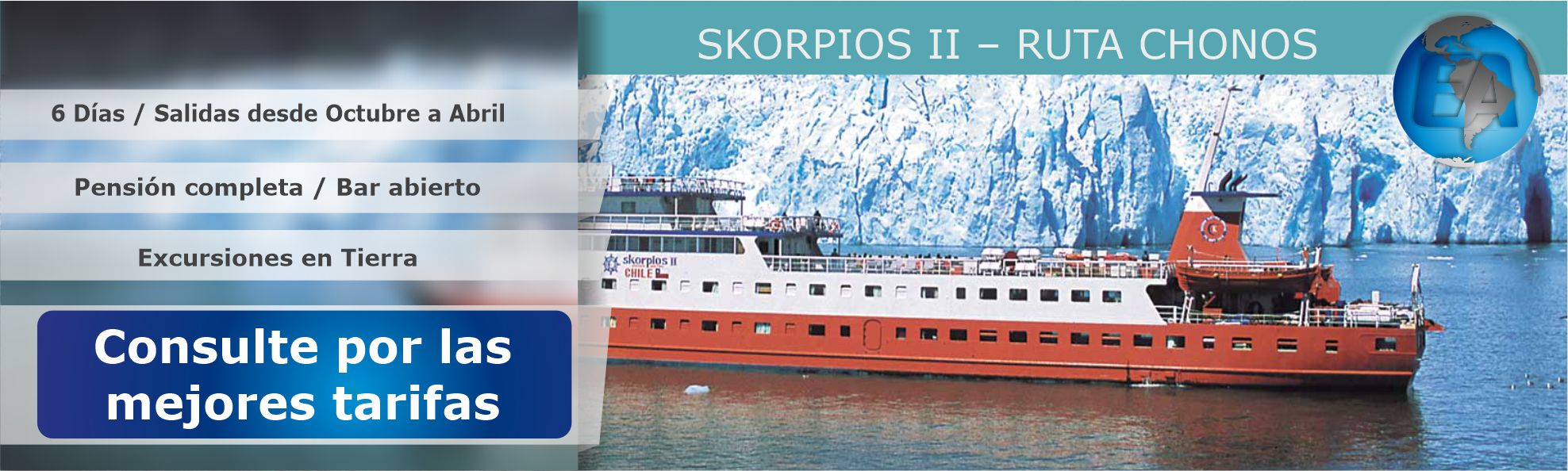 Fiordos Chilenos ruta Chonos